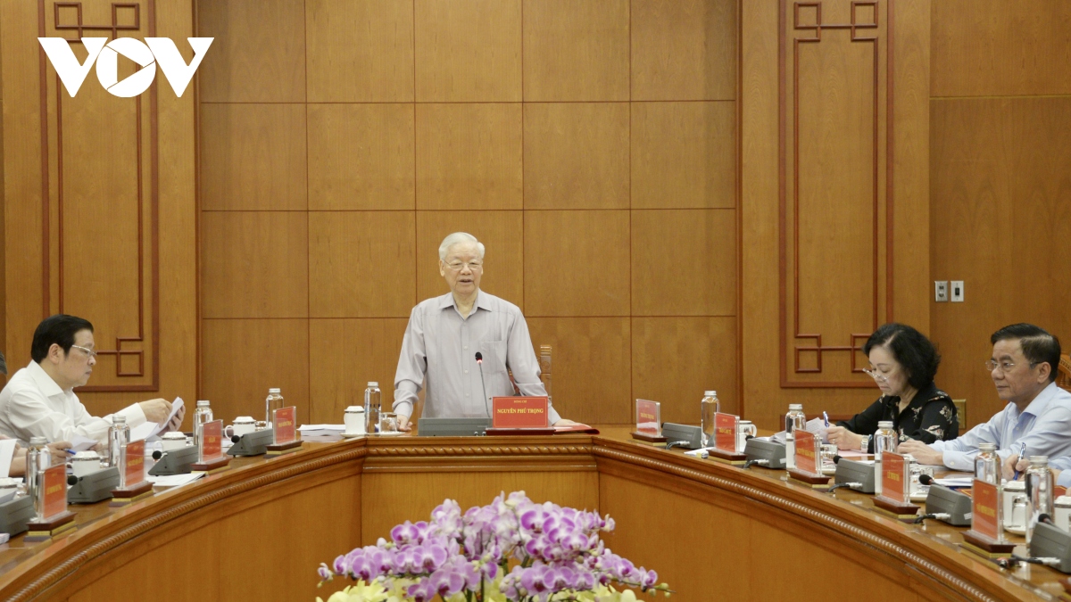 Tổng Bí thư Nguyễn Phú Trọng chủ trì cuộc họp Thường trực BCĐ phòng, chống tham nhũng